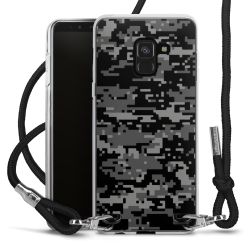 Carry Case Transparent Fabric black/silver