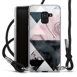 Carry Case Transparent Fabric black/silver