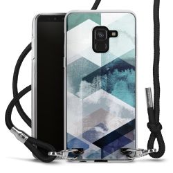 Carry Case Transparent Fabric black/silver