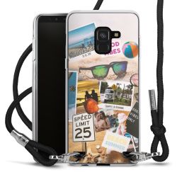 Carry Case Transparent Fabric black/silver