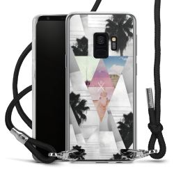 Carry Case Transparent Fabric black/silver