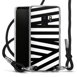 Carry Case Transparent Fabric black/silver