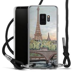 Carry Case Transparent Fabric black/silver