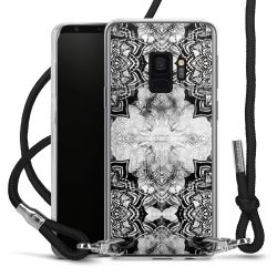 Carry Case Transparent Fabric black/silver