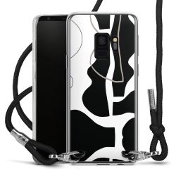 Carry Case Transparent Fabric black/silver