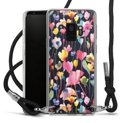 Carry Case Transparent Fabric black/silver