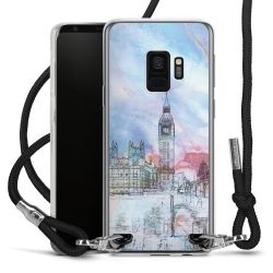 Carry Case Transparent Fabric black/silver