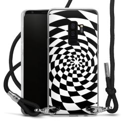 Carry Case Transparent Fabric black/silver