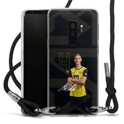 New Carry Case Transparent Stoff schwarz/silber