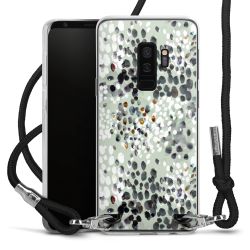 New Carry Case Transparent Stoff schwarz/silber