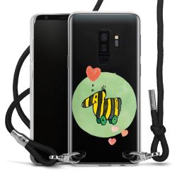 New Carry Case Transparent Stoff schwarz/silber