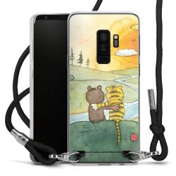 New Carry Case Transparent Stoff schwarz/silber