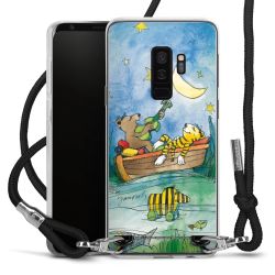 New Carry Case Transparent Stoff schwarz/silber