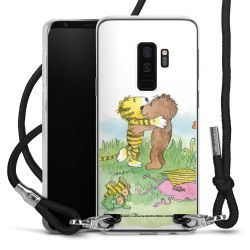 New Carry Case Transparent Stoff schwarz/silber