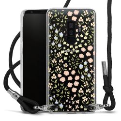 New Carry Case Transparent Stoff schwarz/silber