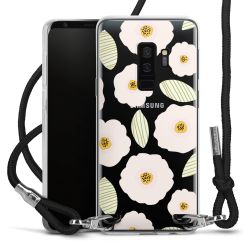 New Carry Case Transparent Stoff schwarz/silber