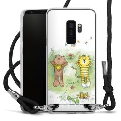 New Carry Case Transparent Stoff schwarz/silber