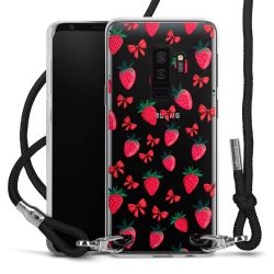 New Carry Case Transparent Stoff schwarz/silber