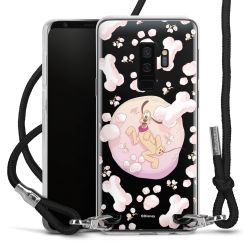 New Carry Case Transparent Stoff schwarz/silber