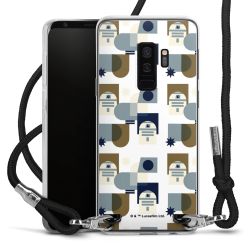 New Carry Case Transparent Stoff schwarz/silber