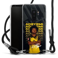 New Carry Case Transparent Stoff schwarz/silber