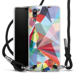 Carry Case Transparent Fabric black/silver