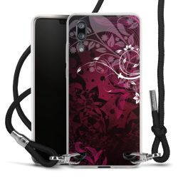 Carry Case Transparent Fabric black/silver