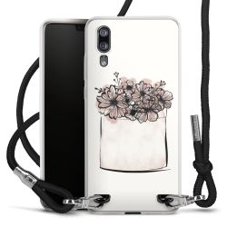 Carry Case Transparent Fabric black/silver