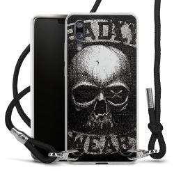 Carry Case Transparent Fabric black/silver