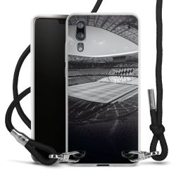 Carry Case Transparent Fabric black/silver