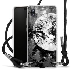 Carry Case Transparent Fabric black/silver