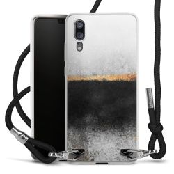 Carry Case Transparent Fabric black/silver