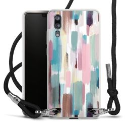 Carry Case Transparent Fabric black/silver