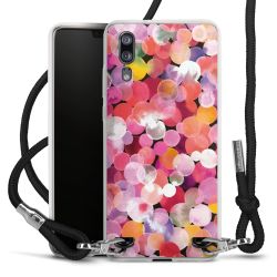 Carry Case Transparent Fabric black/silver