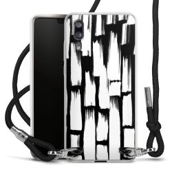 Carry Case Transparent Fabric black/silver