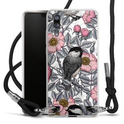 Carry Case Transparent Fabric black/silver