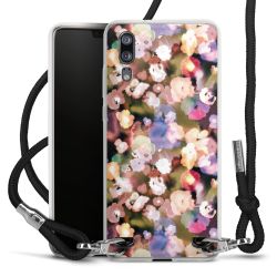 Carry Case Transparent Fabric black/silver