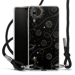 Carry Case Transparent Fabric black/silver