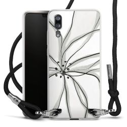 Carry Case Transparent Fabric black/silver