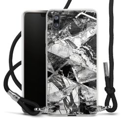 Carry Case Transparent Fabric black/silver