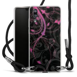 Carry Case Transparent Fabric black/silver