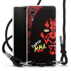 New Carry Case Transparent Stoff schwarz/silber