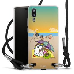 Carry Case Stoff schwarz/silber