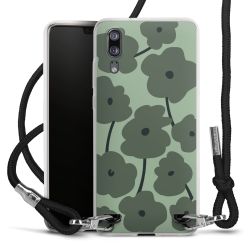 New Carry Case Transparent Stoff schwarz/silber