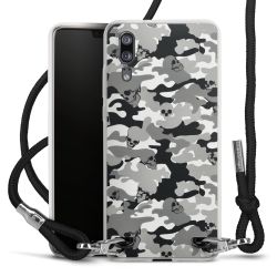 Carry Case Transparent Fabric black/silver