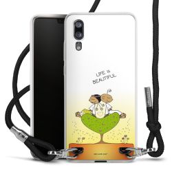 Carry Case Stoff schwarz/silber