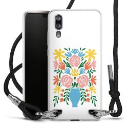 New Carry Case Transparent Stoff schwarz/silber