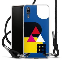 New Carry Case Transparent Stoff schwarz/silber