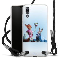 New Carry Case Transparent Stoff schwarz/silber