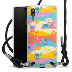 New Carry Case Transparent Stoff schwarz/silber